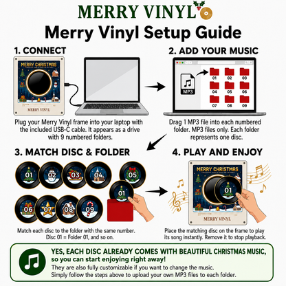 MerryVinyl™+ 9 Disc Christmas Collection