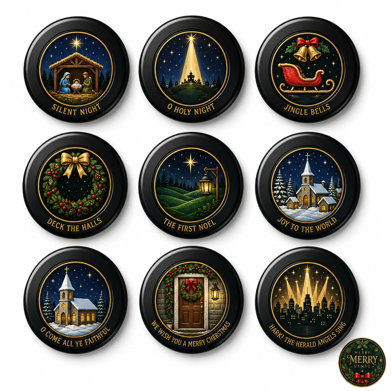 MerryVinyl™+ 9 Disc Christmas Collection